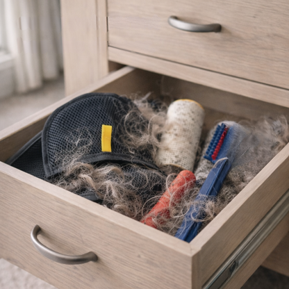 Waggles ReachExtend™ 2.0 Telescopic Pet Hair Remover — Adjustable Handle Carpet & Furniture Tool